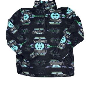 Panhandle Aztec Pattern Men's Pullover 1/4 Zip Sweater